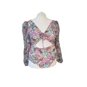 GabiFresh x Swimsuits for All Garden Dream Pink Floral Swimsuit Swimwear 18 G/H